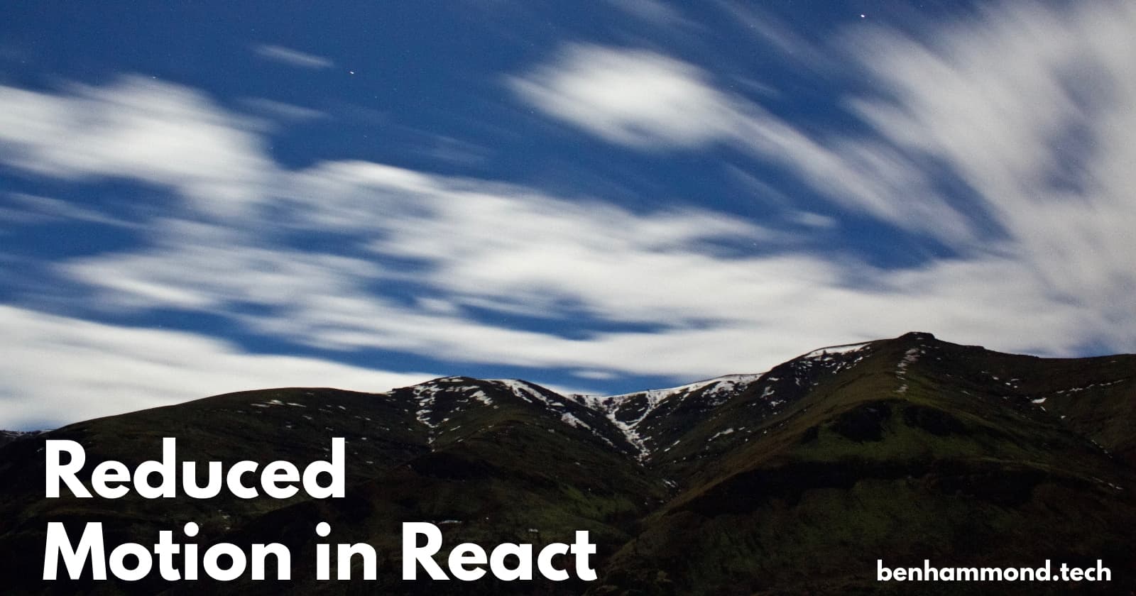 Honoring Reduced Motion Preferences in React