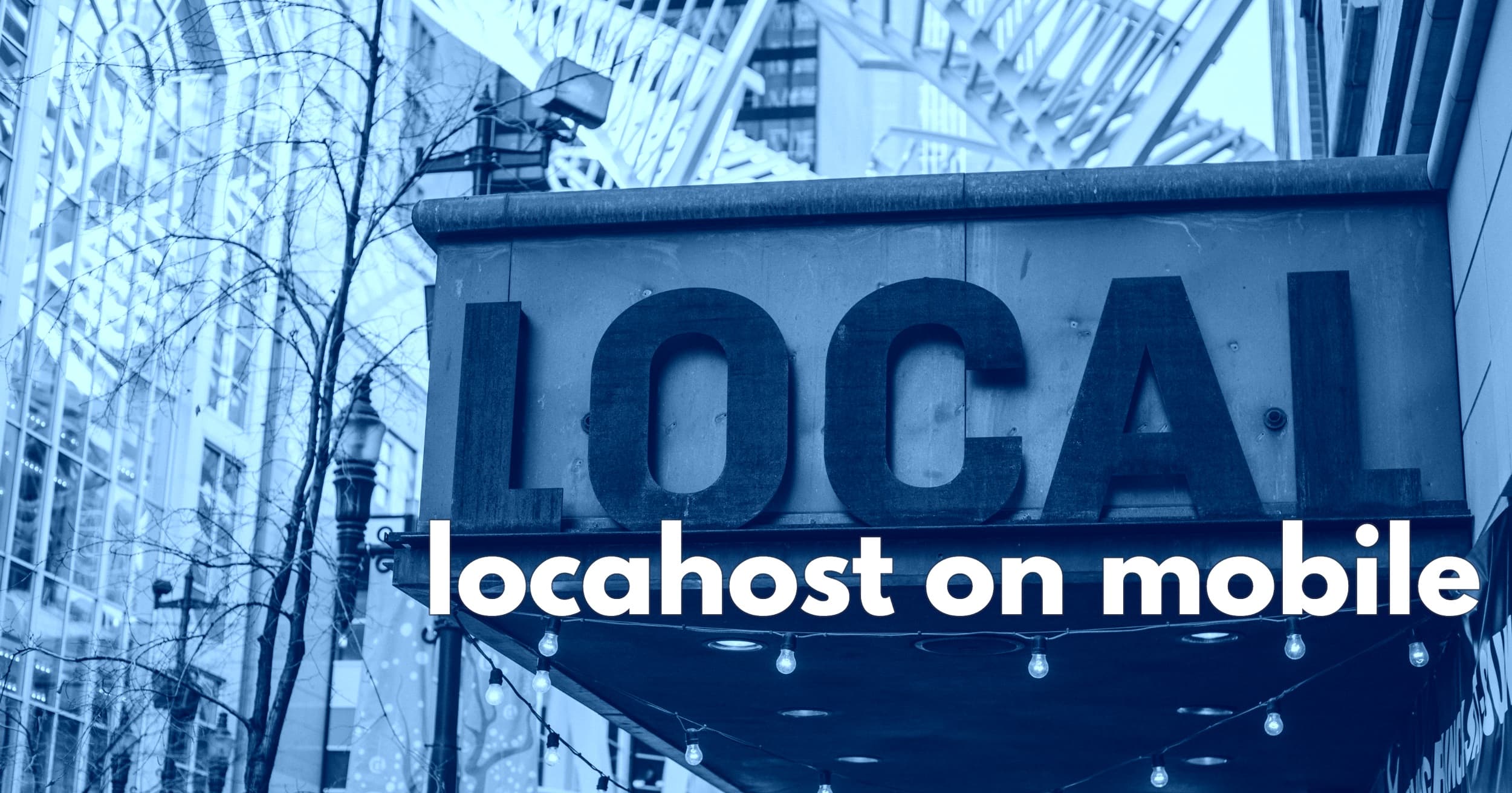 How to view localhost on mobile